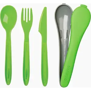 Cutlery set to go, sistema — compact reusable travel cutlery set (model 1918)