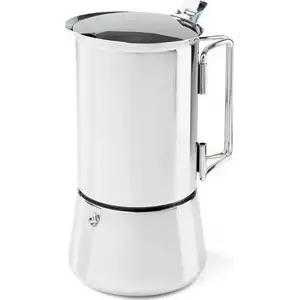GSI Outdoors moka pot 10-cup camping espresso maker – portable stovetop coffee percolator