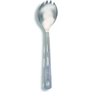 Karote-Skarve OPTIMUS Titanium Spork sudraba — titāna viegla ēdamrīks