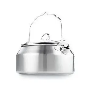 Camping kettle GSI Outdoors Glacier Stainless Tea Kettle 1 L stainless steel