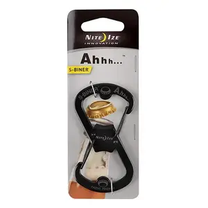 Carabiner Clip NITEIZE S-Biner Ahhh — dual-gated plastic carabiner, small size