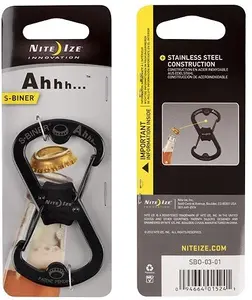 Carabiner Clip NITEIZE S-Biner Ahhh — dual-gated plastic carabiner, small size