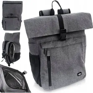 Thermal backpack bag ORION 15 L, grey — portable insulated cooler for food and drinks