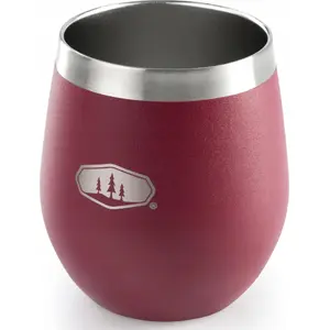 Stainless Glass 237 ml cup by gsi outdoors — model GLACIER, color cabernet