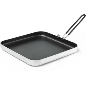 Camping Frypan GSI Outdoors 10" Square Frypan — model 60101, lightweight compact design