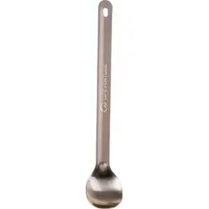 Spoon LIFEVENTURE Titanium Long-Handled Spoon LM76210 – lightweight long-handle titanium camping spoon