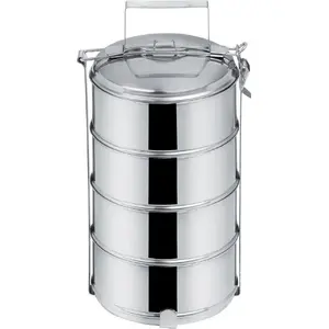 Steel 3-tier food carrier ORION Orion Menażka 4×1.3 L for transporting meals