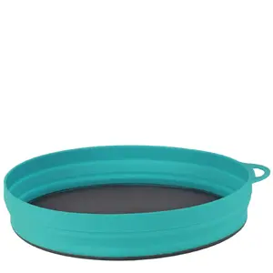 Camping Plate LIFEVENTURE Ellipse Flexi Plate Teal — collapsible lightweight outdoor tableware