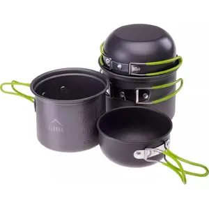 Набор посуды Elbrus MENAŻKA HIKE PRO COOK SET — компактный туристический котелок для походов и кемпинга