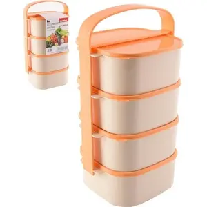 Food transport lunch container ORION 3 compartments 4.6 L model 120961