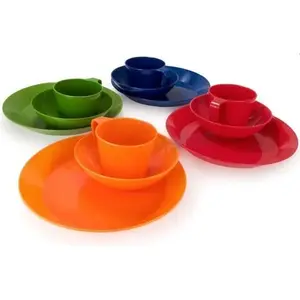 Camping plastic cookware set by gsi outdoors — GSI Outdoors Zestaw naczyń plastikowych (model 74193-uniw)