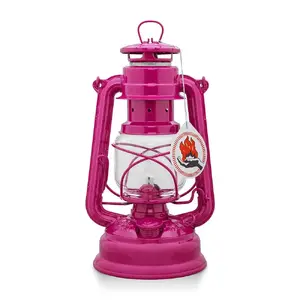 Feuerhand Baby Special 276 degviela darbināms nometņu laterna — magenta, cinkots tērauds, 0.34 L tvertne