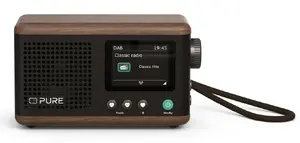 Portable DAB+ FM Radio pure Classic Mini Portable Digital Cream, 5 W, 6.35 cm Driver, 2.4" Display, USB-C
