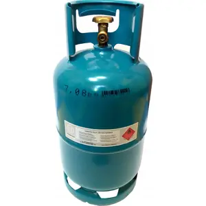 Cylinder bottle UN butla turystyczna 12.3 L / 5 kg, empty, valve W21.8 1/2'' with flange