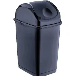 Triton tilted waste container SLIM 5 L — 185×150×280 mm, gray