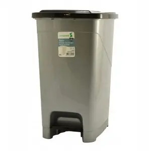 Trash bin with pedal Katex KOMBA 40 L, step-operated lid, plastic