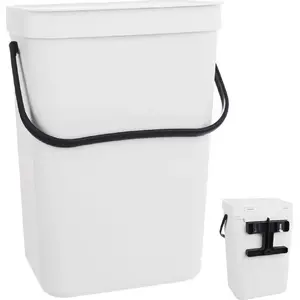 Cabinet-mounted waste bin ORION Ori_731346, white, under-sink trash can