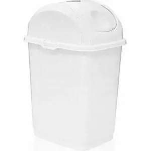 Trash bin Katex SLIM 5 L tilt container 185×150×280 mm white