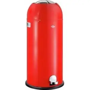 Atkritumu tvertne Wesco Kickmaster Maxi 40 l, sarkana, ar pedāli, tērauds