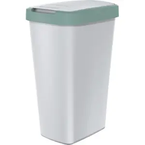 Trash bin Prosperplast model CEN-83849 green — small household waste container