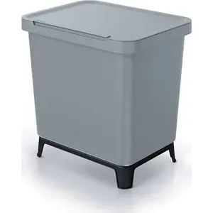Trash bin Prosperplast model 462707, grey, waste segregation container