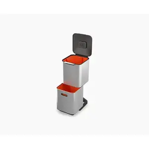 Waste & Recycling Bin Wesco Totem Compact 40L stainless steel, W300×D366×H760 mm