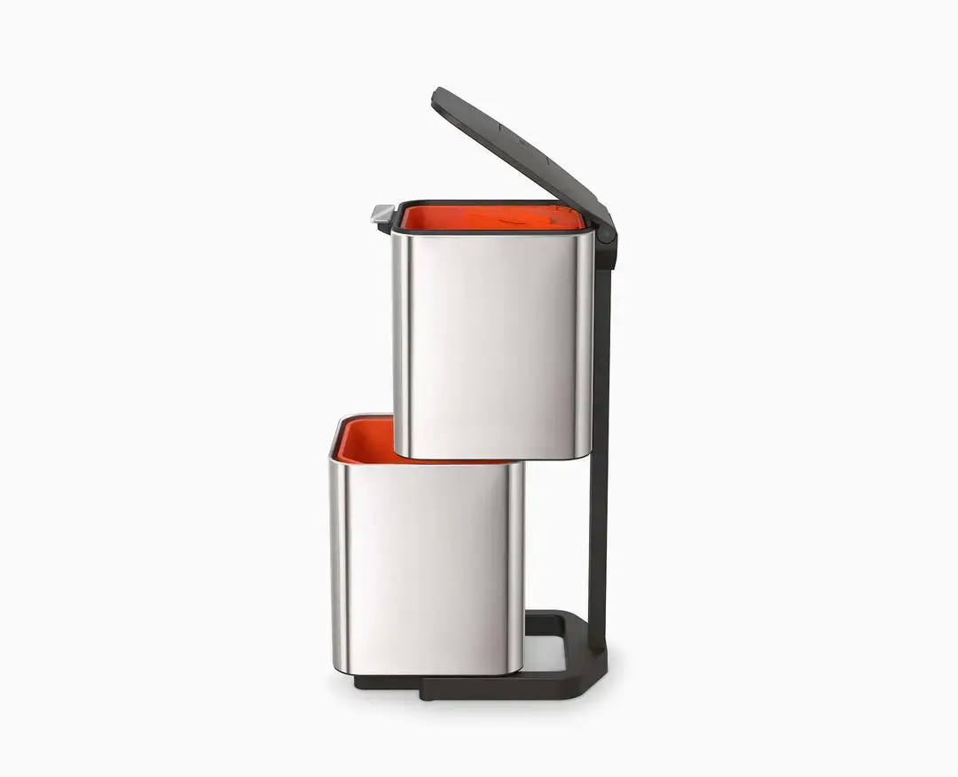 Wesco Totem Compact 40L stainless-steel bin Photo 2