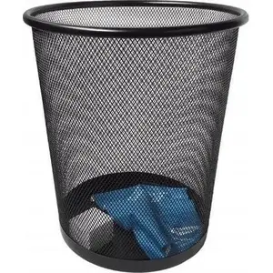 Trash bin NET round small L3515a black