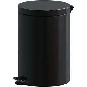 Atkritumu tvertne ALDA AF613A-05 ar pedāli, melna