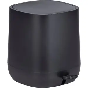 Trash bin Wenko pedal black model 59331 — pedal-operated bathroom/kitchen waste bin