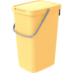 Trash bin Prosperplast CEN-83858, 20 L capacity, yellow
