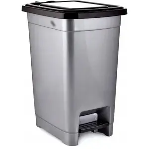 Trash bin Katex SLIM 40 L — pedal-operated 40 L, dimensions 424×310×548 mm