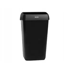 Trash Bin VidaXL Katrin 25 L Wall-Mounted Black, 2 pcs