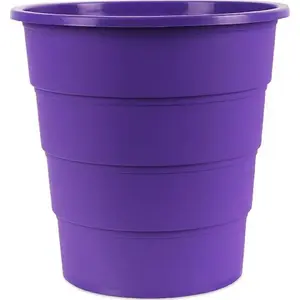 Trash bin Office Products model 19054621-09, purple, small office waste bin