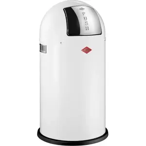 Trash bin Wesco Pushboy Jr. 22 L, white, push-top lid