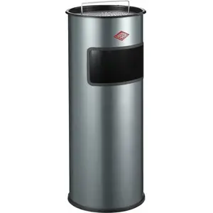 Trash bin Wesco with ashtray, graphite, 30 L, model 8011531