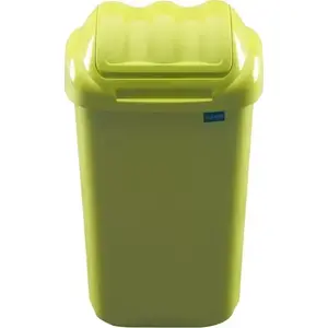 Trash bin Plafor 926051 green — household waste container, compact size