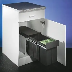 Trash bin Wesco Double Master 24 L, Bio* system, model 8012075