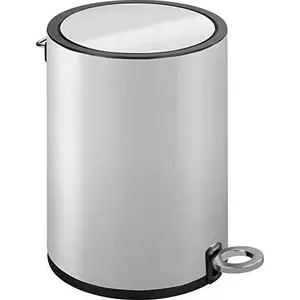 Pedal bin No name Monza 3 L — stainless steel, 18.5×25.5×24.5 cm