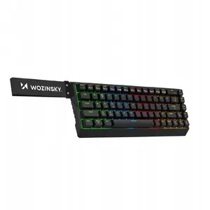 Mechanical gaming keyboard Wozinsky WKGP-1165 with RGB backlight — black