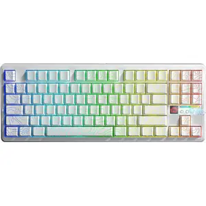 Mechanical keyboard AULA F87Pro V2 StarVector — 87‑key Tenkeyless, compact layout, white switch variants