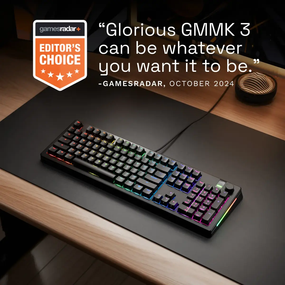 GLORIOUS GMMK 3 PRO 100% механическая игровая клавиатура Photo 9