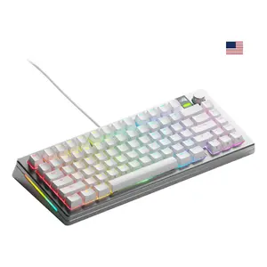 Mechanical Gaming Keyboard GLORIOUS GMMK 3 PRO 75% Wired USB QWERTY RGB Silver (US)