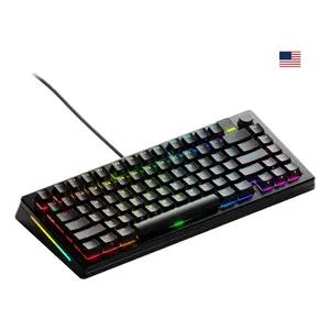 Механическая проводная клавиатура GLORIOUS GMMK 3 PRO 75% — USB, QWERTY, RGB, чёрная