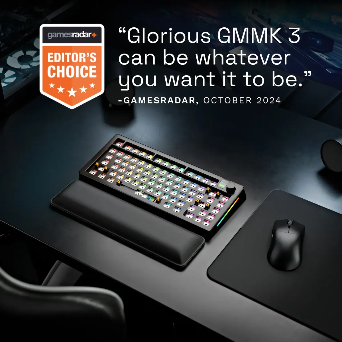 GLORIOUS GMMK 3 PRO 75% Barebones Keyboard Photo 6
