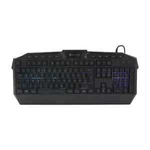 Keyboard SUREFIRE KingPin Full-size USB QWERTY Italian Black RGB LED, 115 keys, membrane, 1.8 m cable