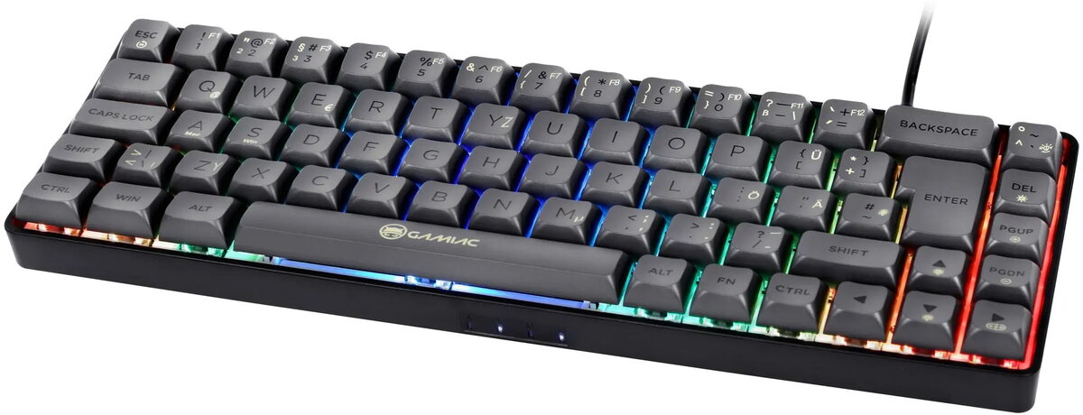 Mehāniskā TKL spēļu tastatūra GAMIAC TKL69G