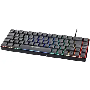 Механическая игровая клавиатура GAMIAC TKL69G SF, TKL без цифровой клавиши, переключатели Kailh Red, черно/серый