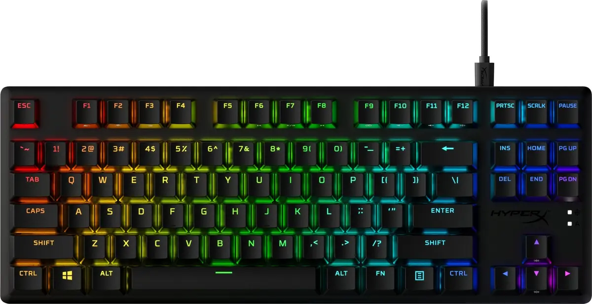 Mehāniskā tastatūra HyperX Alloy Origins Core PBT HX Blue Photo 11