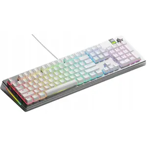 Mehāniskā klaviatūra GLORIOUS GMMK 3 Pro 100% pre-built ANSI (US) izkārtojums, Fox spiedpogas, sudraba